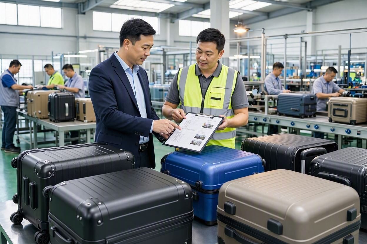 Luggage production cost analysis based on MOQ factors