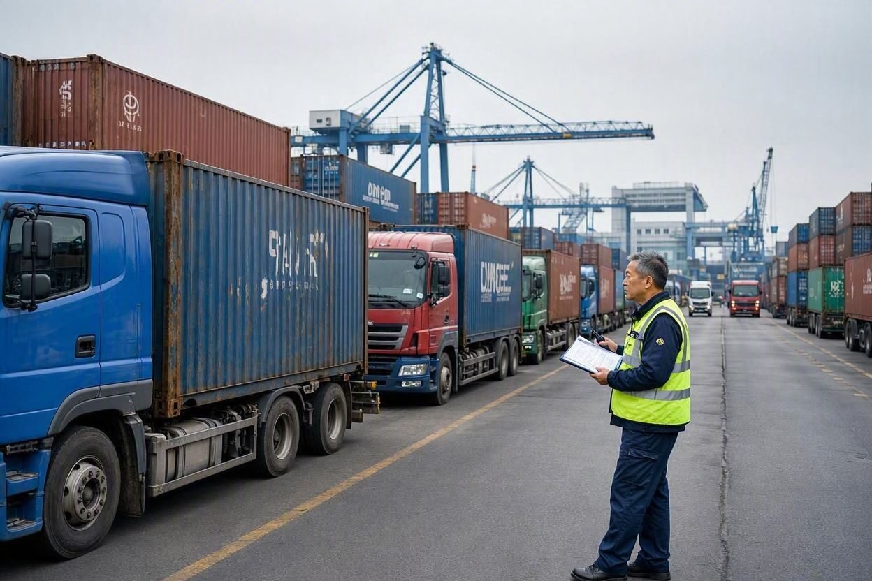 Port congestion impacts trucking delays