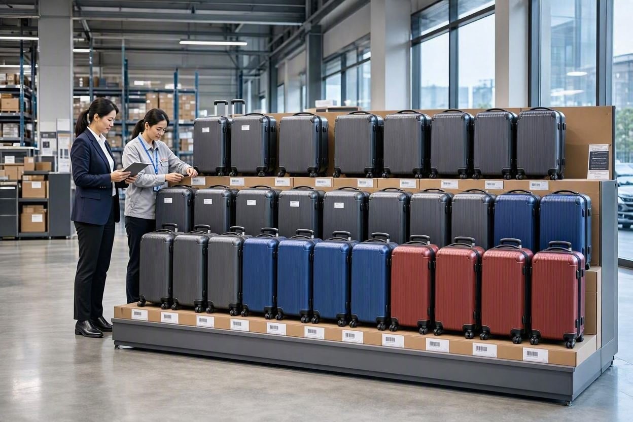 luggage buying strategy retail promo assortment