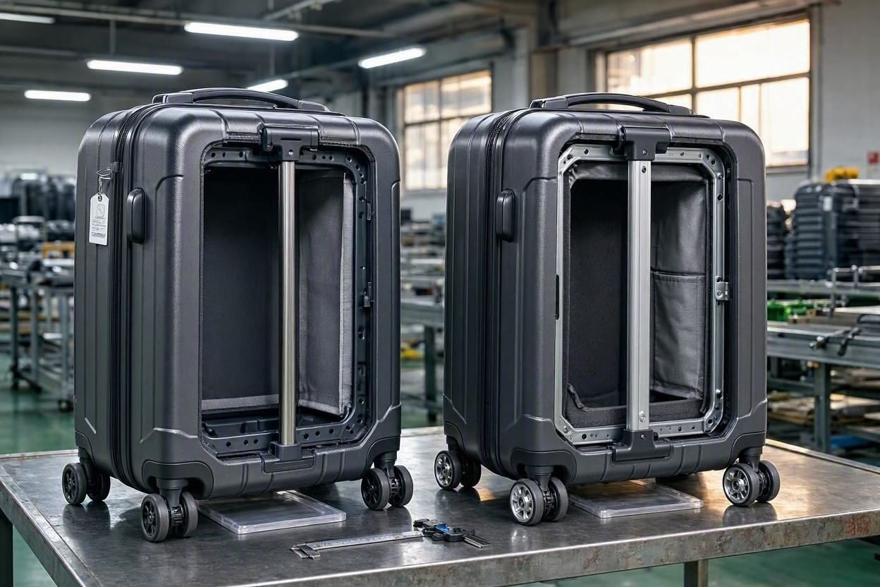 luxury vs. budget luggage two builds comparison