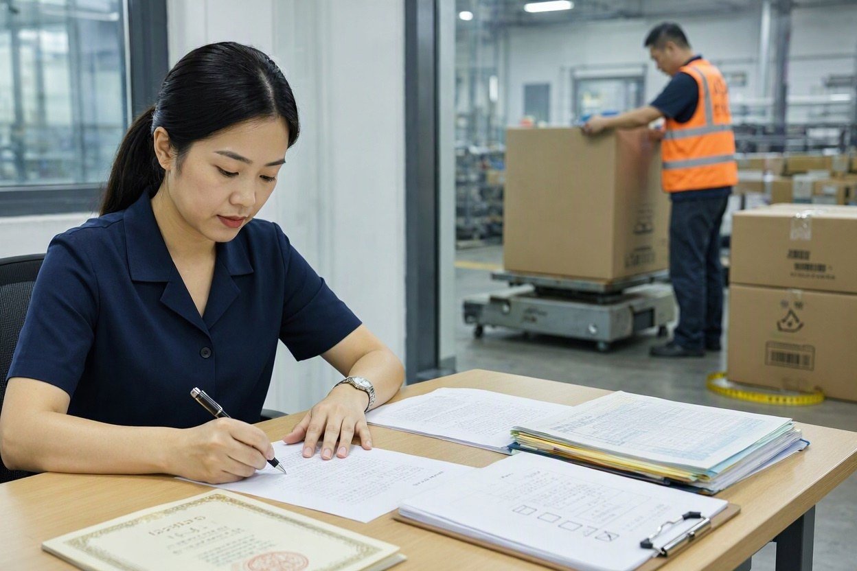 customs paperwork for imported luggage