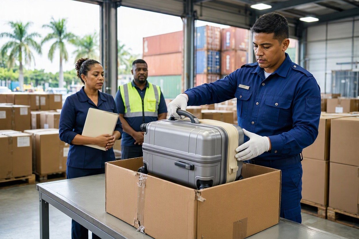 importing luggage into Latin America