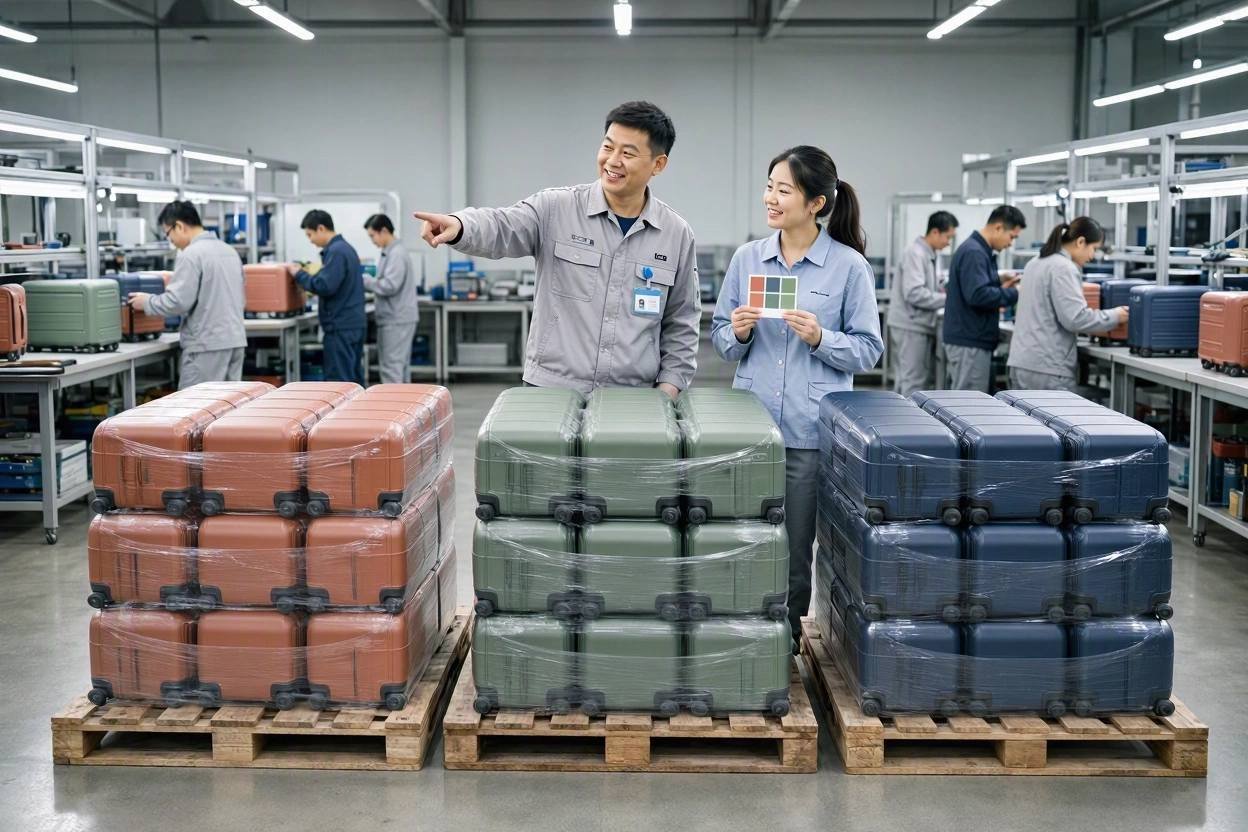 Balancing MOQ and customization for custom luggage sourcing