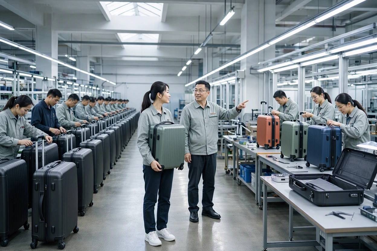 Evaluate custom luggage suppliers based on real-world performance